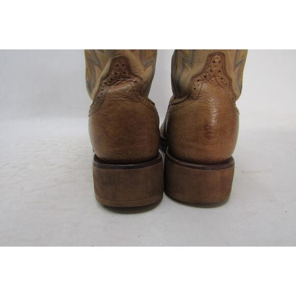 Ariat Mens Size 9 EE Brown Leather Stockman Cowboy Western Boots main image 11